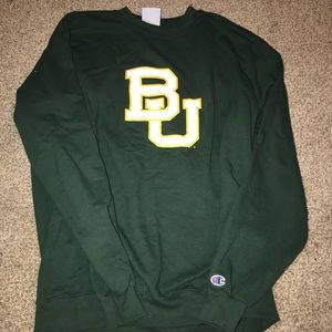 Baylor university crew neck pullover sweatshirt